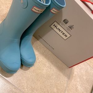 Hunter Original Kids Wellington Boots - Blue Spruce